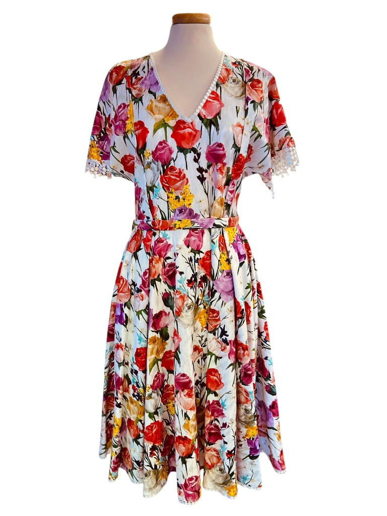 ABITO FLOREALE BY BLUMARINE TG 44
